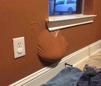 Une infiltration d'eau