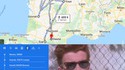 Itinéraire d'une meule qui roule en France