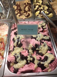 Glace goût ménopause