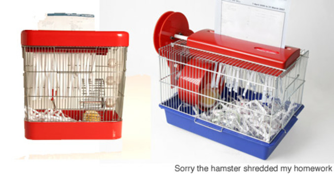 Une cage écologique pour hamsters.