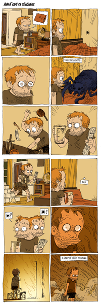 Boulet et les araignées