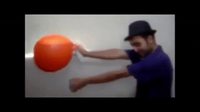 Ballon + déodorant + briquet =