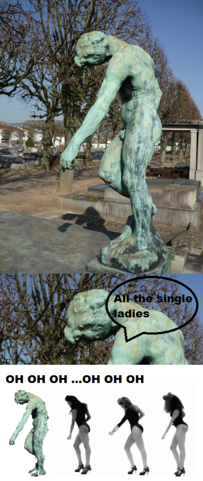 Ou comment se pourrir la fin de visite du musée Rodin.
(J'ai toujours la musique dans la tête au secours)