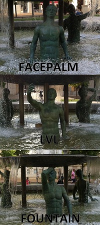 Facepalm lvl fountain