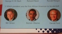 Qui fut le premier afro-américain élu président des USA?