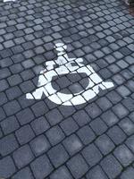 Place pour handicapés siamois ou connerie de celui qui a peint l'idéogramme ?
