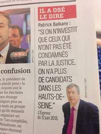 Petite citation de Balkany