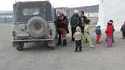 35 children and three adults emerge from just one Uaz in Mongolia