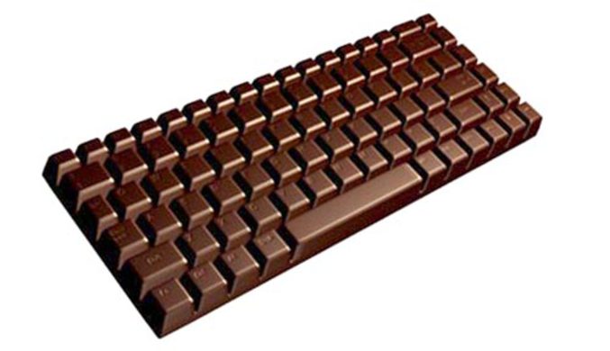 Une tablette de chocolat spécialement faite pour les geeks.