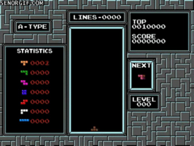 Tetris printer