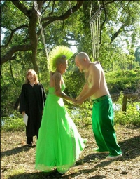 Mariage chez les verts