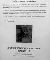 Avis de rupture