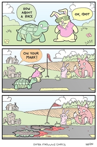 Le lièvre et la tortue