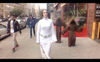 Dix heures de marche de la Princesse Leia dans les rues de New-York
