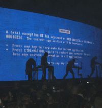 Erreur fatale pendant un concert