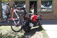 Porte-vélo pour moto