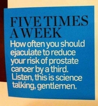 Prévention contre le cancer de la prostate...