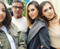 Sylvester Stallone et ses trois filles