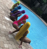 Autre arc-en-ciel... mais sur piscine cette fois