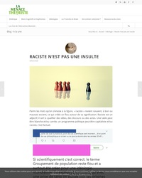 'spèce de raciste !