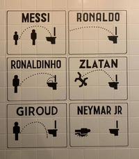 Urinez comme vos vedettes préférées du football