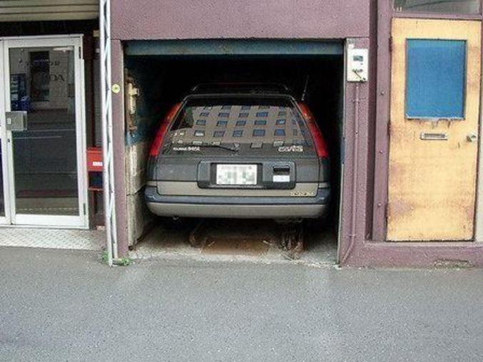 Un garage inutile.
