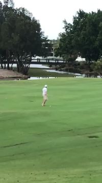 Pendant ce temps, au golf