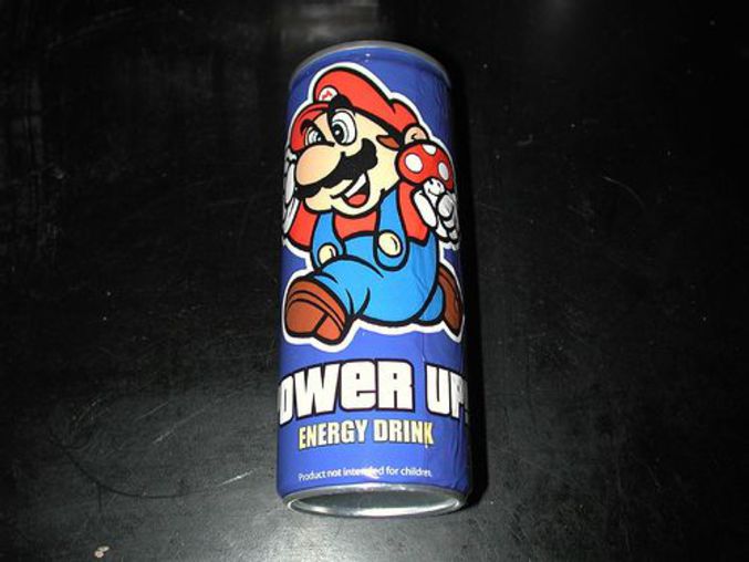 Une boisson énergisante au couleurs de Super Mario