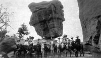 Colorado Springs, le jardin des Dieux dans les années 1930