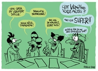 Thérapie de groupe du conseil de classe
