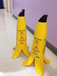 Ça glisse, banane