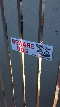 Bête féroce, entrez à vos risques et périls !