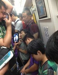 Dans le métro