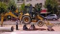 Pause sur chantier