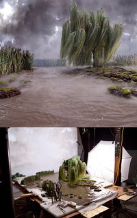 Tempète dans un studio diorama de Matthew Albanese