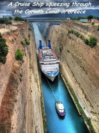 Passage du canal de Corinthe