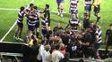 Rugby: l'intervention d'un streaker nu