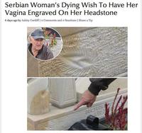 Un vagin sur sa tombe