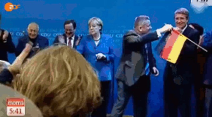 Angela Merkel n'est pas amusée