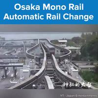 Monorail à Osaka