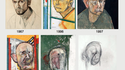 Autoportrait d'un artiste avec Alzheimer