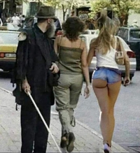 Aveugle ?... Tiens, mon oeil !