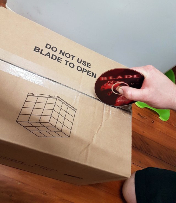 Do not use Blade to open