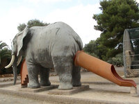 Toboggan éléphant