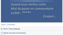 Mot de passe Facebook