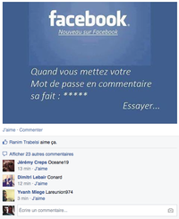 Mot de passe Facebook