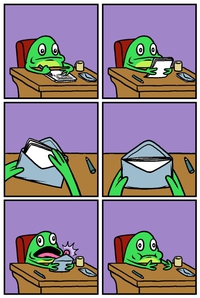 Le courrier de la grenouille