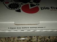Boîtes de pizza