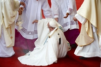 François se ramasse un gadin aux JMJ