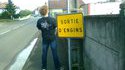 Sortie d'engins